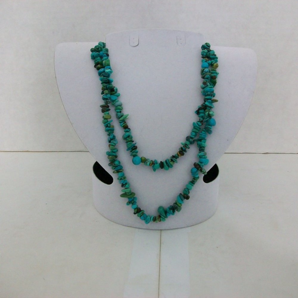 17" Turquoise Chip Necklace